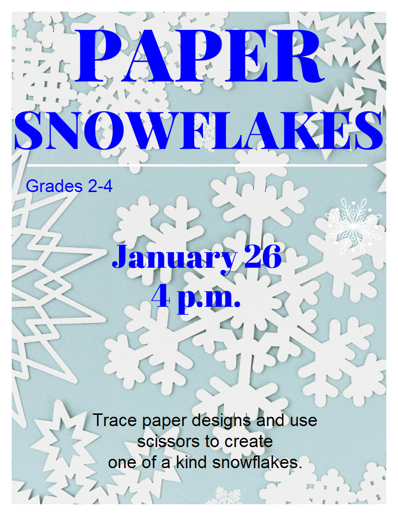 Make paper snowflakes