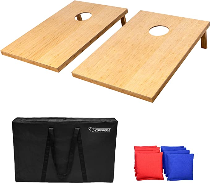 Cornhole boards and bags