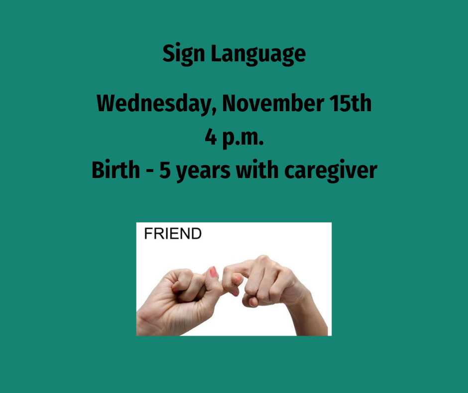 Learn sign language with your little one
