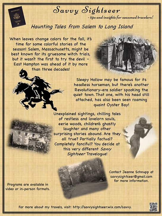 Savvy Sightseer Haunting Tales