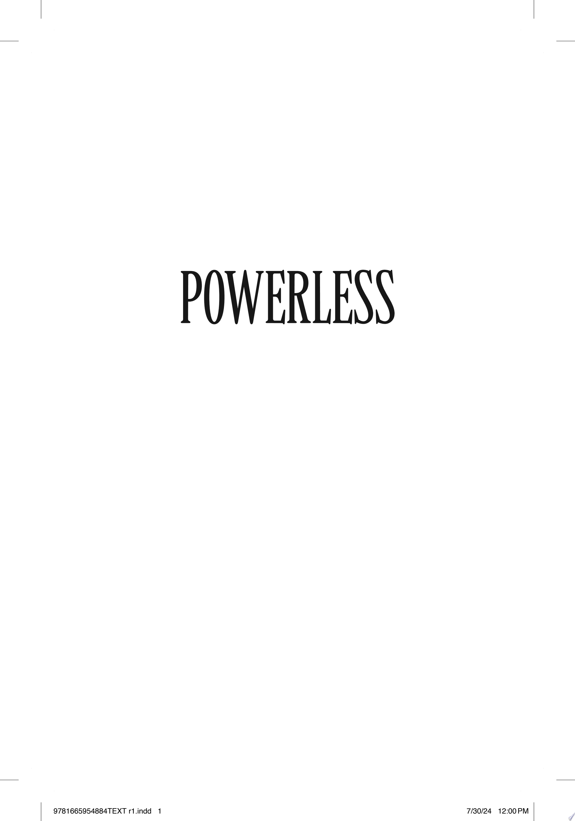 Image for "Powerless"