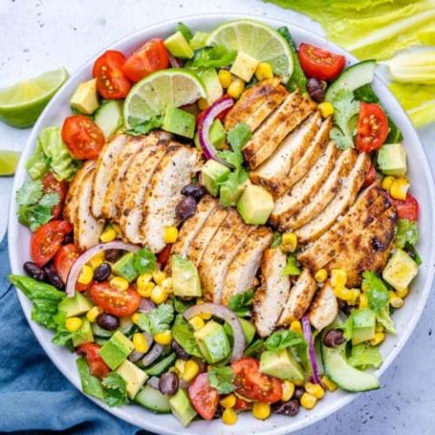 Backyard Southwest grilled Chicken Salad