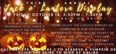 pumpkin display 2022