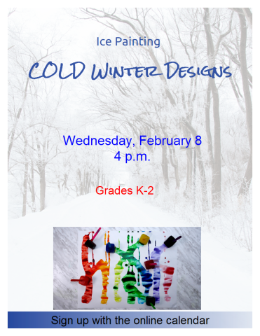 Cold creations with ice painting