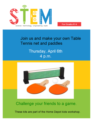 Build your own Tennis net and paddles