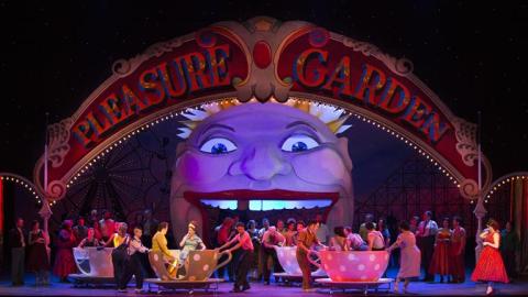 Carnival ride at Coney Island