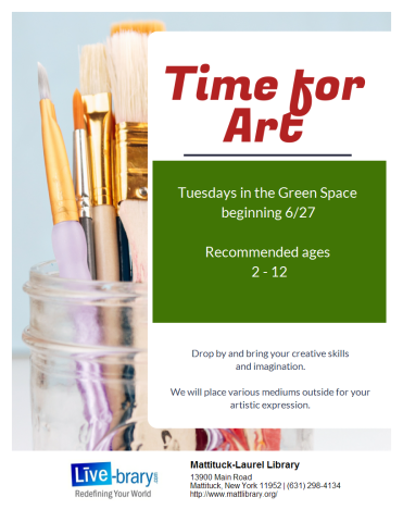 Enjoy art while supplies last