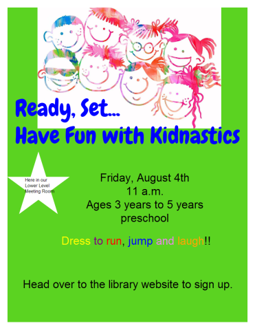 Enjoy this high energy time with Miss Gail.