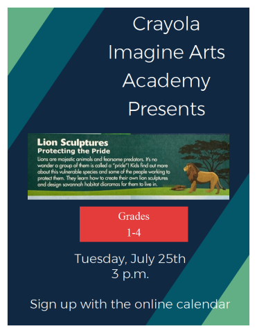 Create a lion structure and habitat with Crayola Imagine Arts