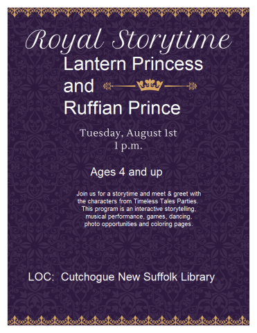 It is a Royal Storytime