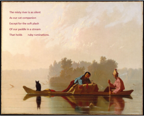 Fur Traders on a River