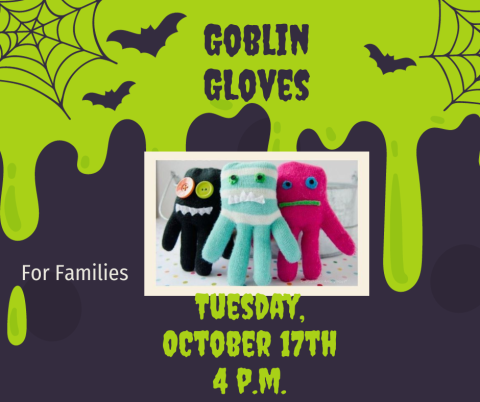 Create your own goblin with our knitted gloves