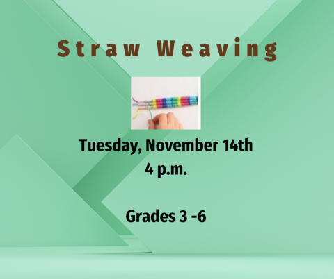 Practice your weaving skills and make a bookmark