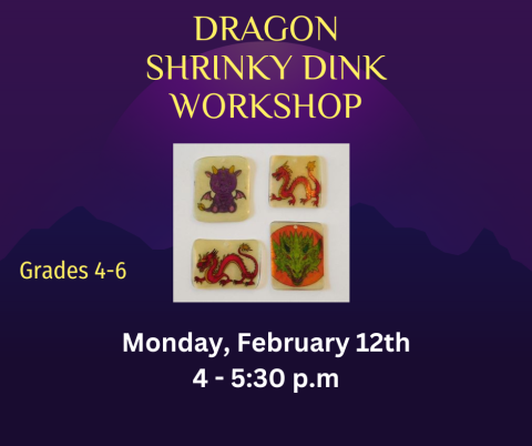 Join Chris Vivas and make your own shrink film dragon creation