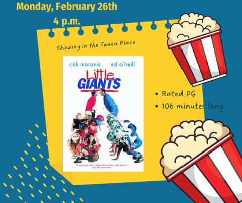 Join us in the Tween Place for this movie
