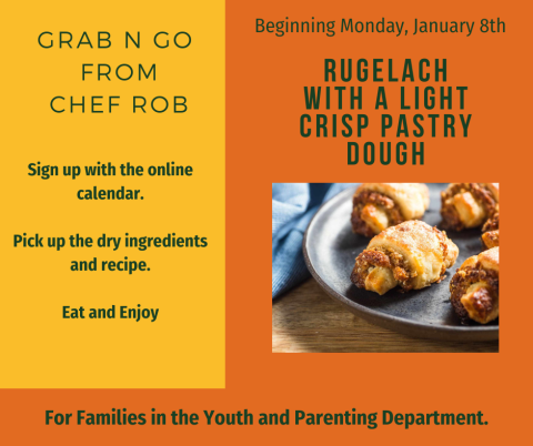 Delicious rugelach from Chef Rob