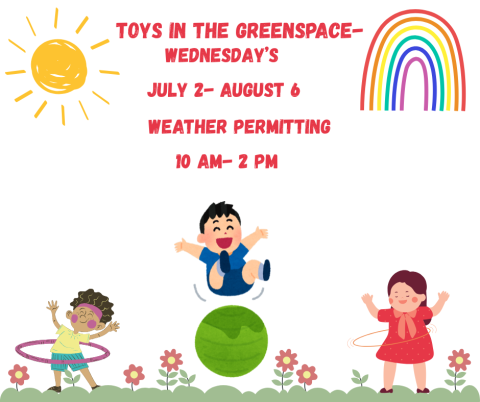 Come and play in our beautiful greenspace!