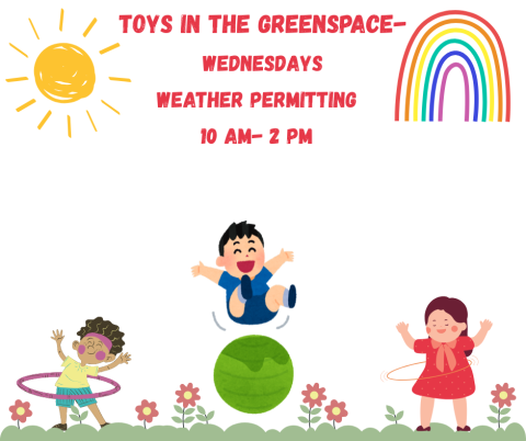 Have fun playing in our beautiful greenspace