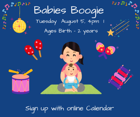 Babies dance and play