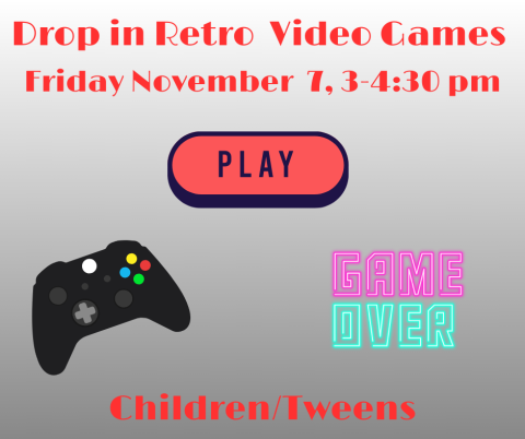 drop in for some video game fun