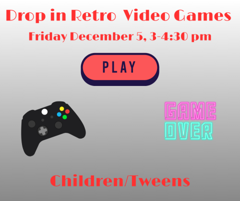 Drop in for some video game fun