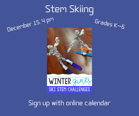 Design foil skier to race down a slope