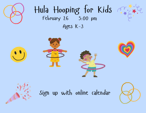 Join in the  hula hooping fun!