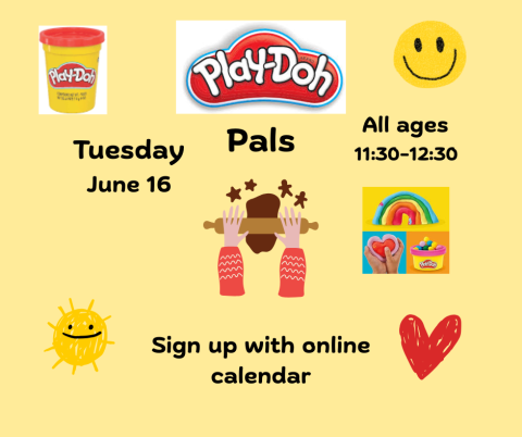 Hands on Playdoh fun