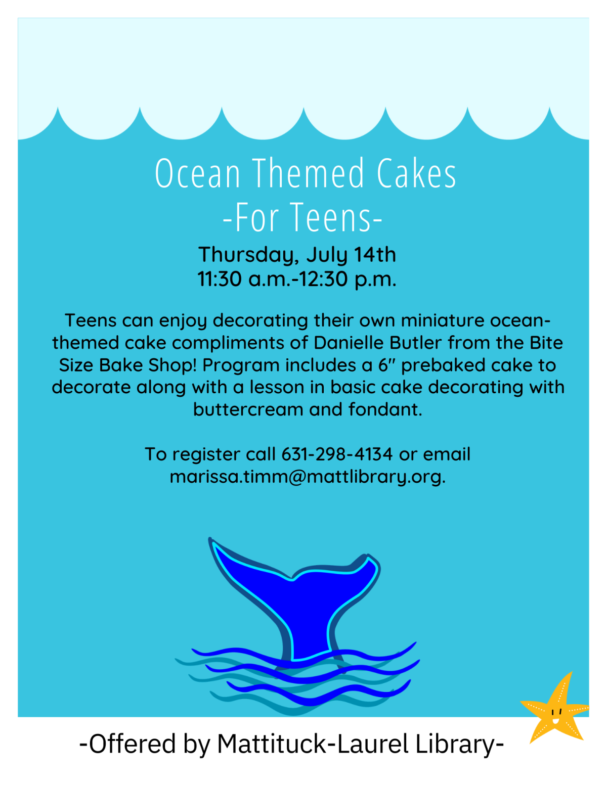 Ocean Themed Cake Decorating 