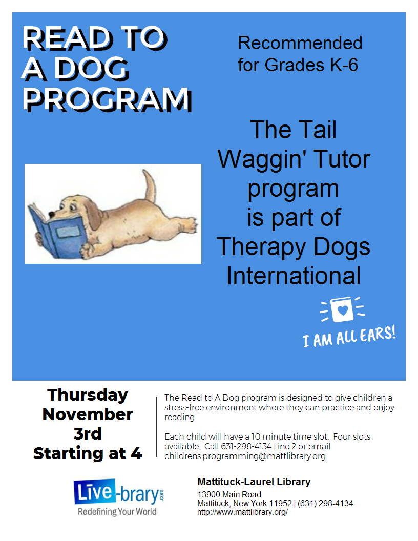 Practice reading and make the dog smile!