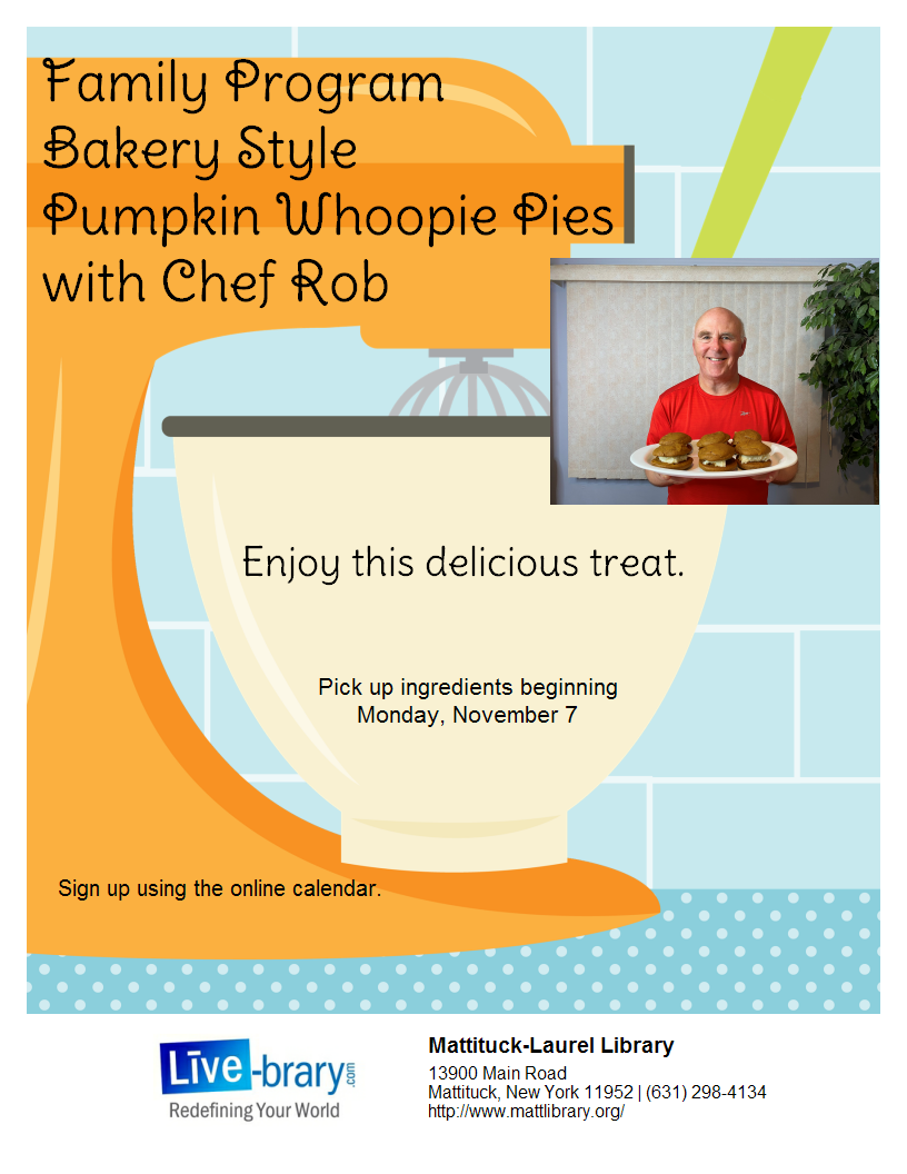 Pick up the dry ingredients and recipe and we will send the video link to you!