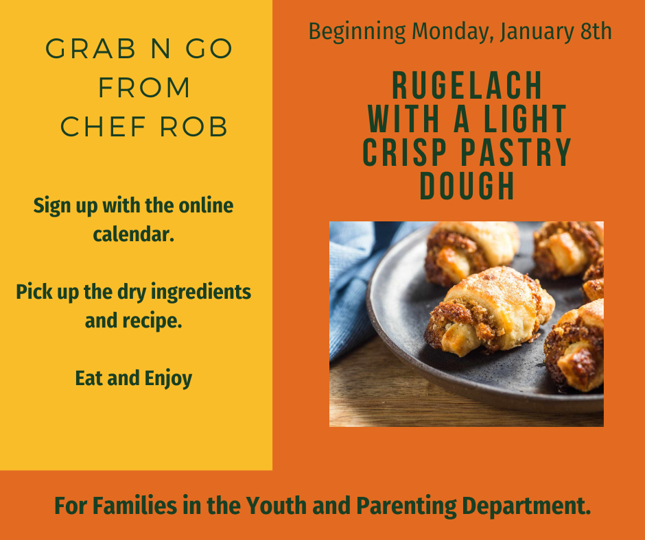 Delicious rugelach from Chef Rob