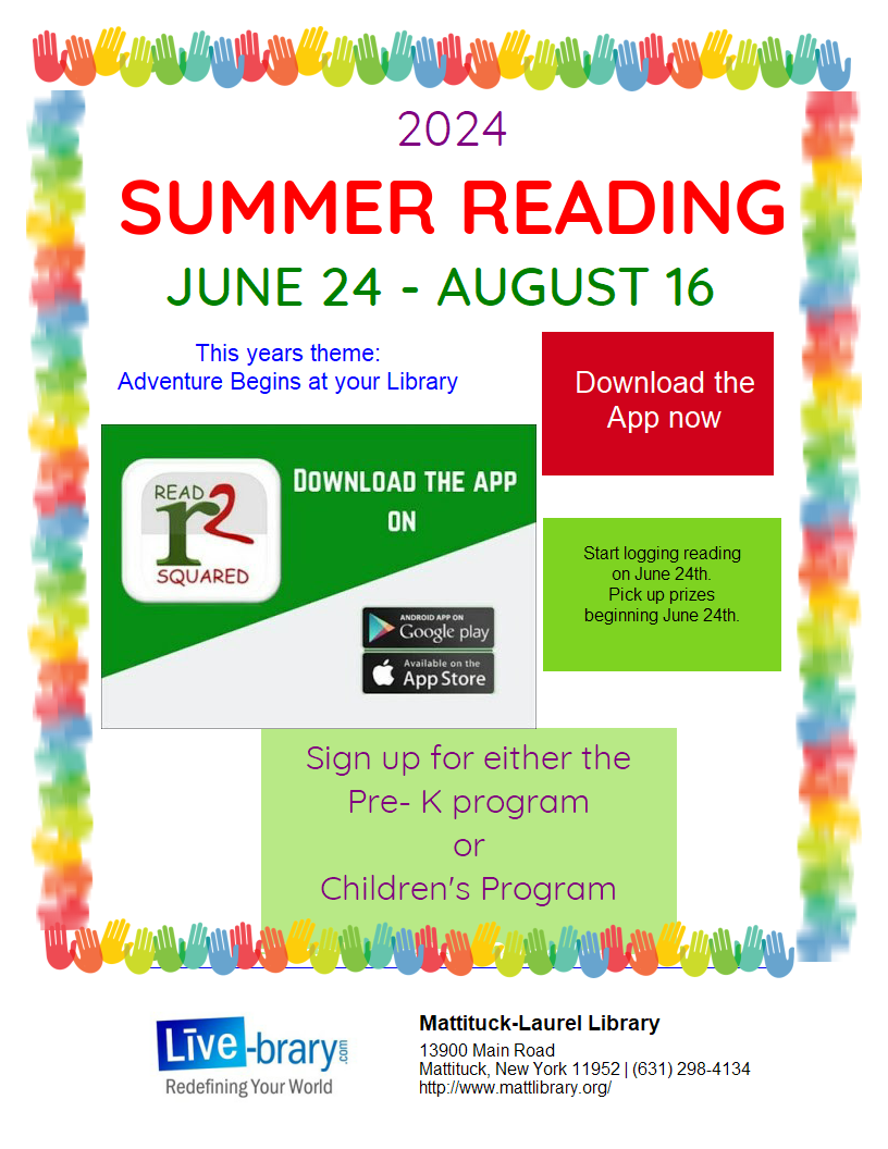 Summer Reading Begins!!