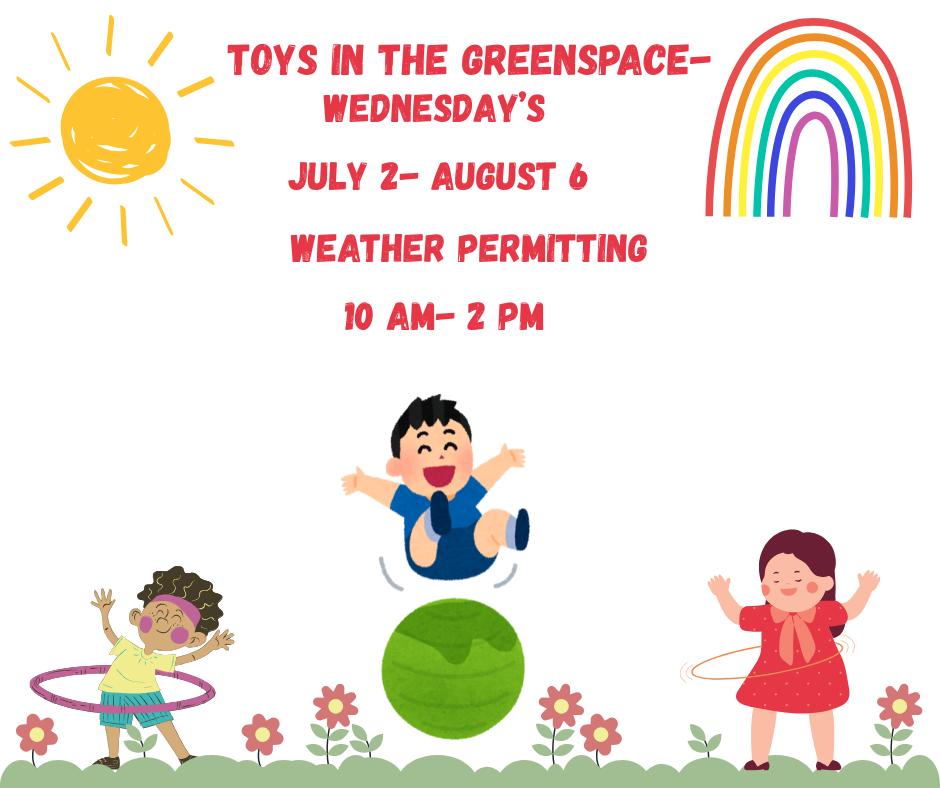 Come and play in our beautiful greenspace!