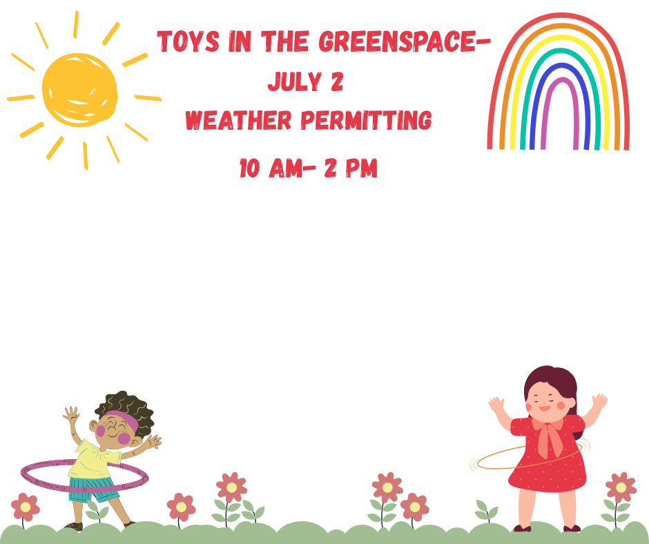 Come and play in our beautiful greenspace!