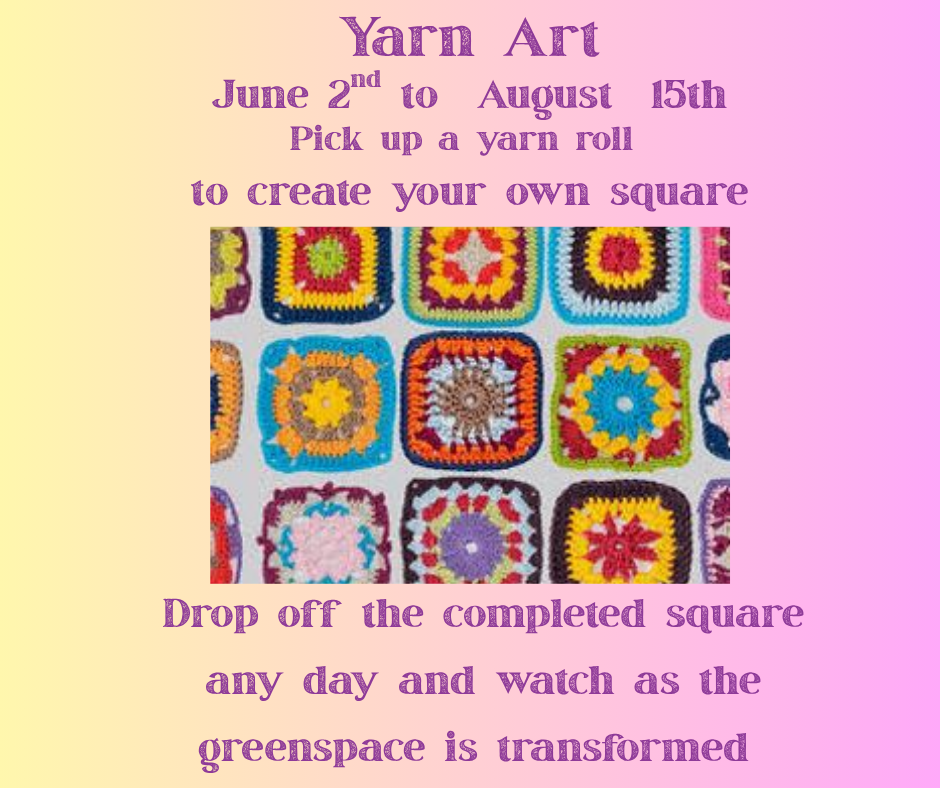 Stop in and pick up a yarn roll to cretae your own square