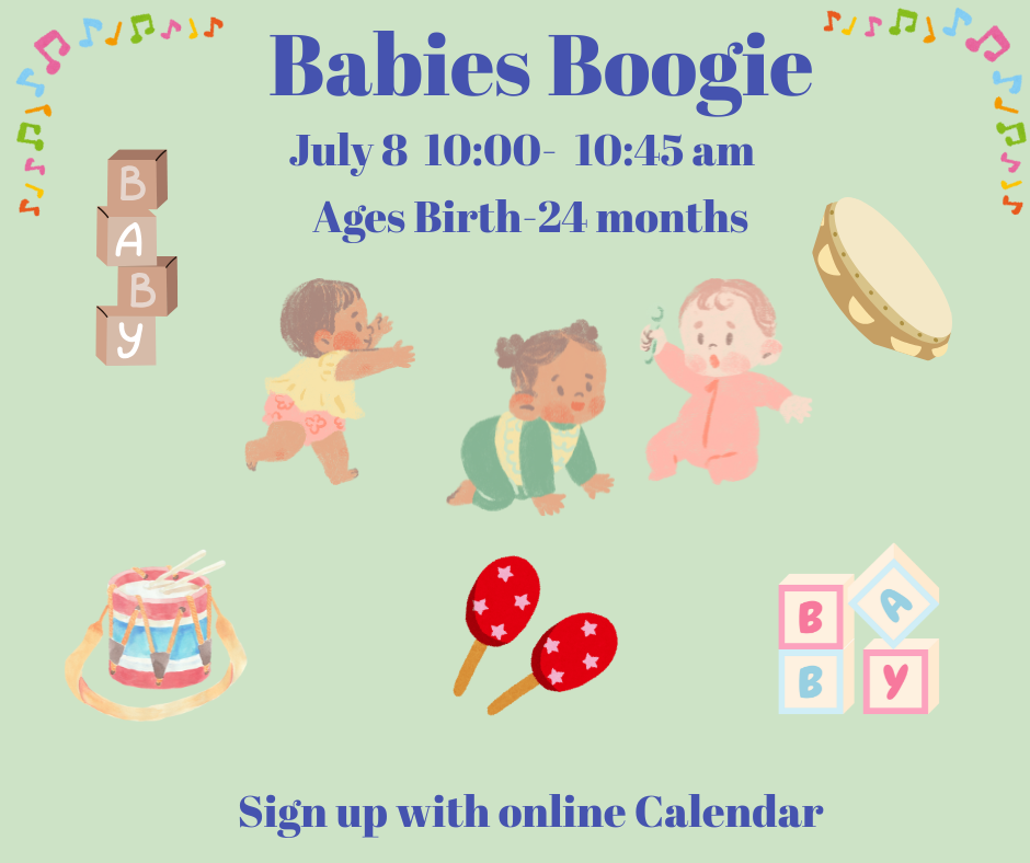 Babies dance and play