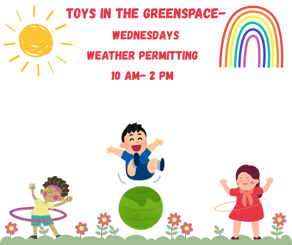 Have fun playing in our beautiful greenspace