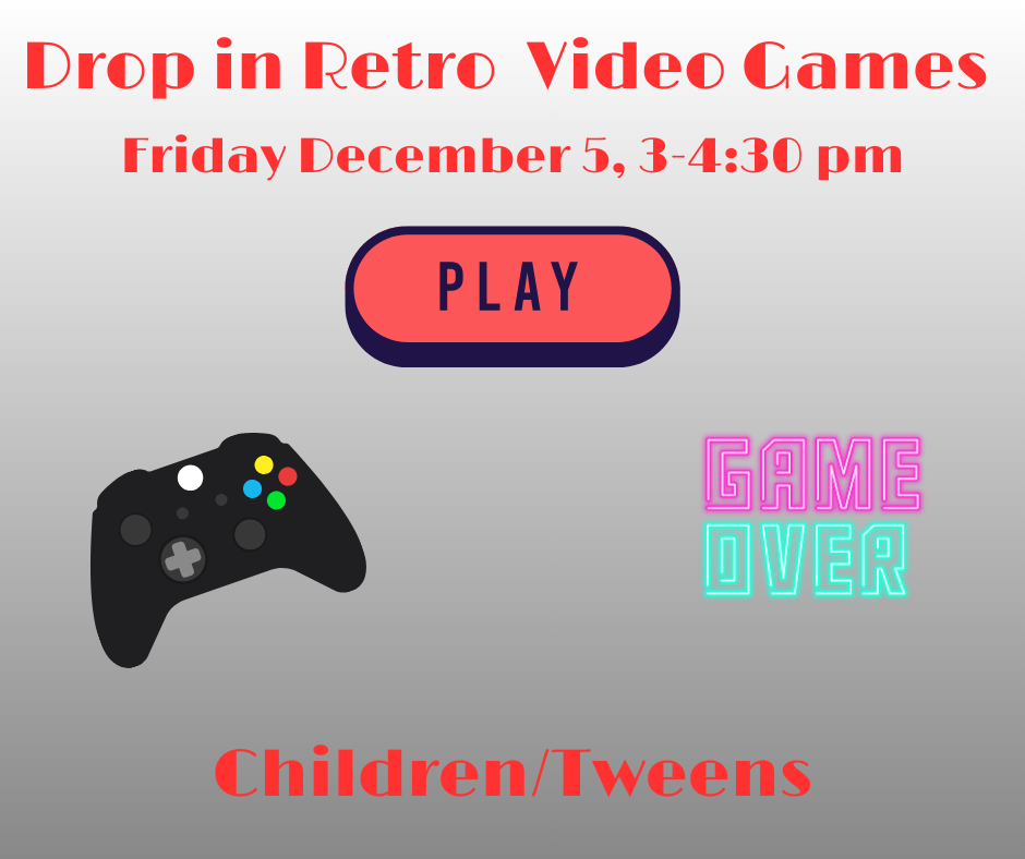 Drop in for some video game fun