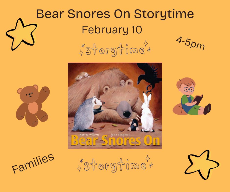 Join in for some family  storytime fun