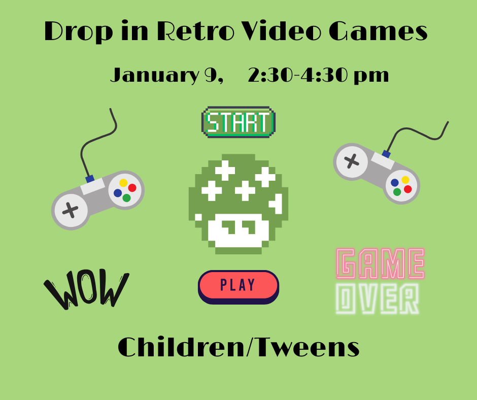 Drop in for some video game fun