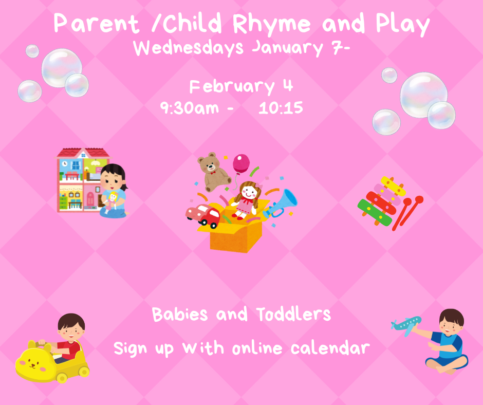 Free play and singing along with puppets