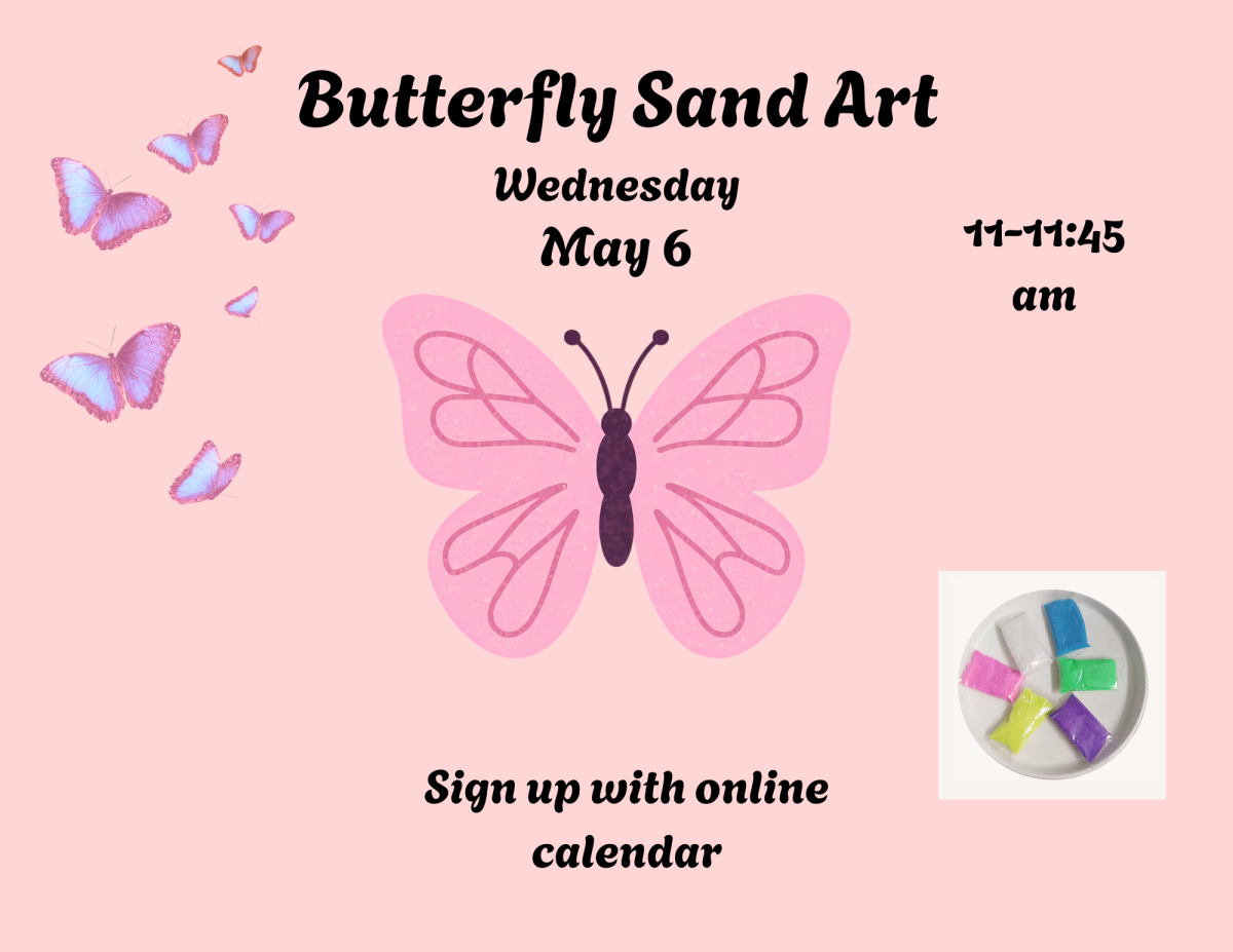 Make a sand art butterfly, kit supplied