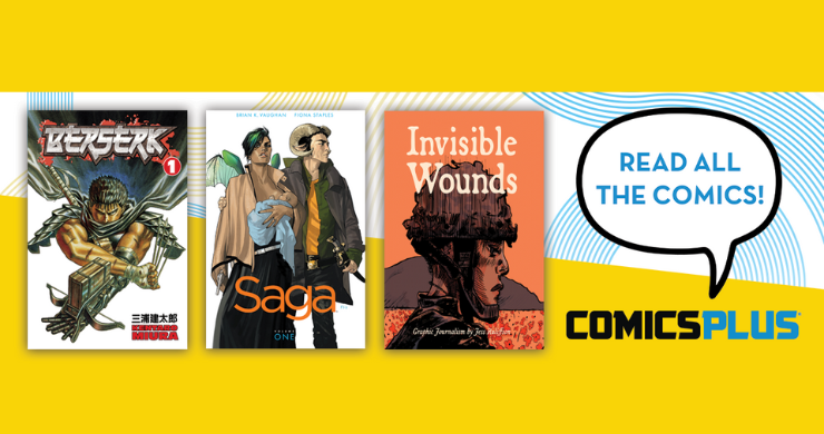 image promoting Comics Plus