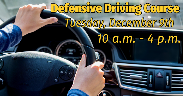image for December 9th defensive driving course