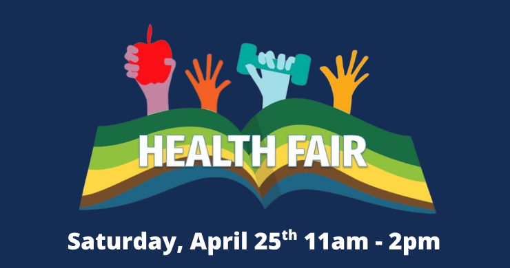 image promoting the 3rd annual health fair